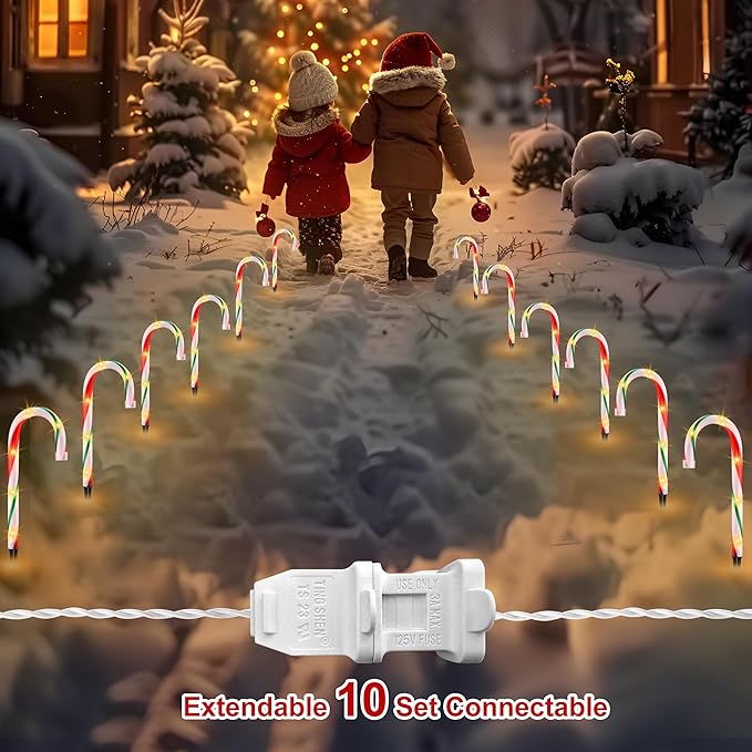Solar Garden Path Lights, Waterproof