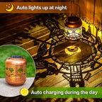 Classic Garden Solar Lanterns for Garden, Waterproof LED