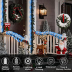 Waterproof Solar Rope Lights 33ft, Patio LED String