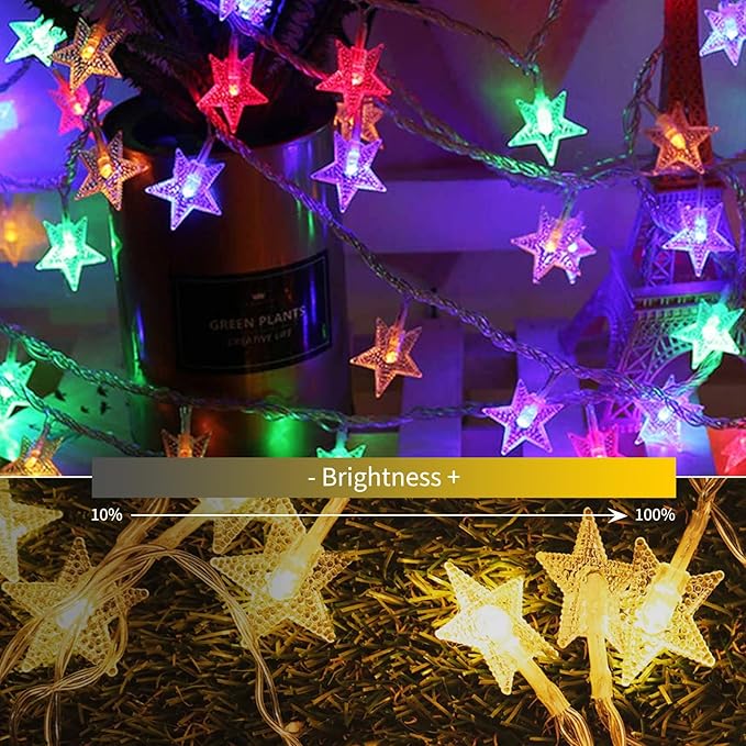 33ft Warm White String Lights for Backyard, Waterproof LED