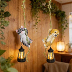 Dog Solar Lawn Figurine Light, Waterproof