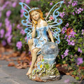 12.68" Garden Solar Lawn Figurine Light, Waterproof