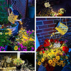 2-Pack Solar Watering Can Fairy Lights, LED
