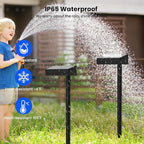Solar Yard Path Lights 12-Pack, Waterproof