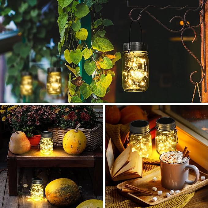 6-Pack LED Patio String Lights, Waterproof Outdoor
