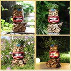 10.35" Garden Solar Lawn Figurine Light, Waterproof