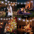 5-Pack Firework Starburst String Lights, 1000 LED Party
