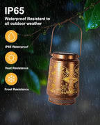 Mushroom Solar Lanterns, Waterproof LED Porch Lights
