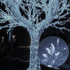 300 LED Christmas Twinkle Lights, 5ft Waterproof for Porch