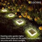 4-Pack IP68 Solar Landscape Lights for Yard