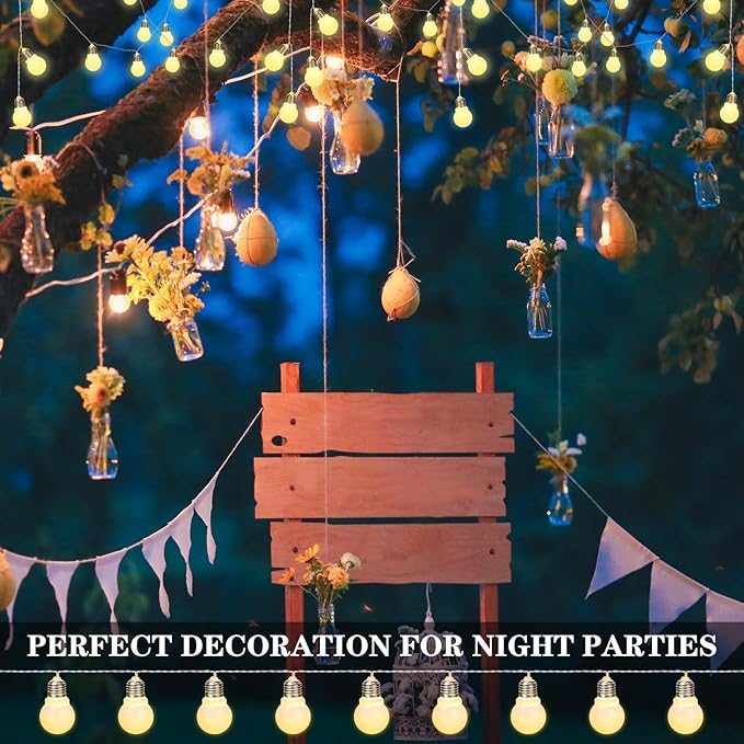 Retisee 4 Pcs Marquee Light String Bulbs13.8 ft Long for Marquee Letters Numbers 3 4 ft Tall Waterproof LED String Light for Indoor Outdoor Wedding Birthday Party Decor