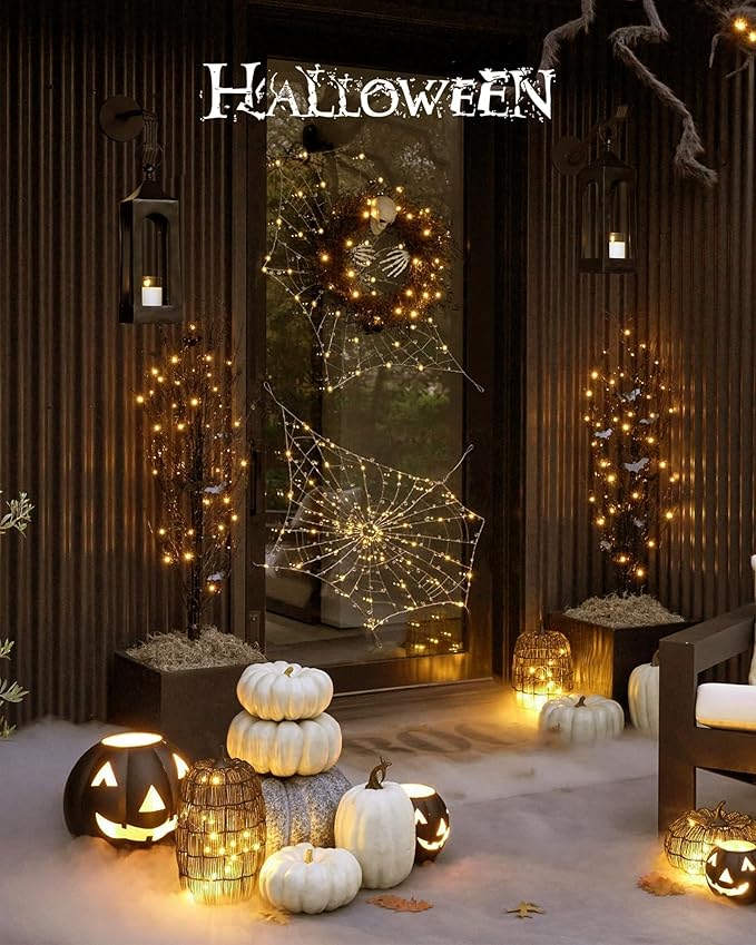Christmas Fairy Lights 4-Pack, 20ft 60 LED Battery Twinkle Lights