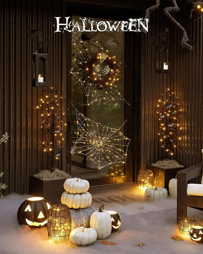 Christmas Fairy Lights 4-Pack, 20ft 60 LED Battery Twinkle Lights