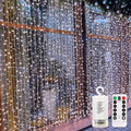 Cool White Backyard String Lights, 8ft Weatherproof LED