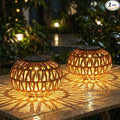 Backyard Solar Lantern Set 2-Pack, Charming Outdoor Lighting