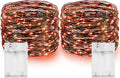 Halloween String Lights, 40ft 120 LED Waterproof Twinkle Lights