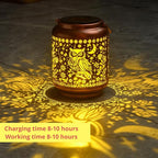 Owl Solar Lantern Set, Rustic Garden Lighting