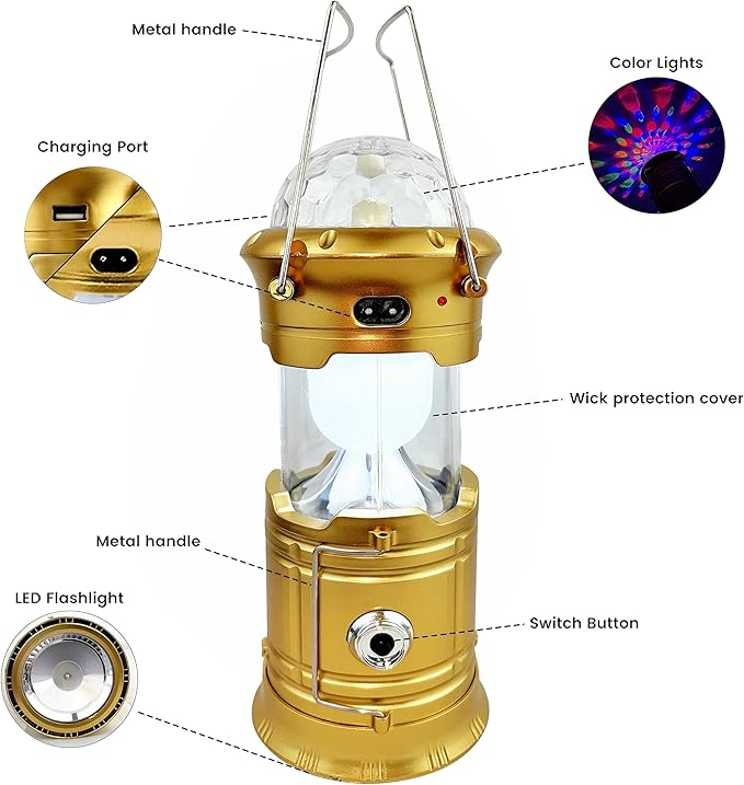 Multi-Function Rechargeable Camping Lantern