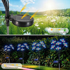 Solar Driveway Path Lights 2-Pack, Waterproof