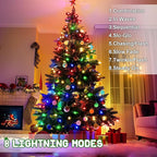 33ft Christmas LED String Lights, Waterproof Timer Lights