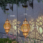 Moroccan Solar Lanterns, Waterproof LED Outdoor Lights