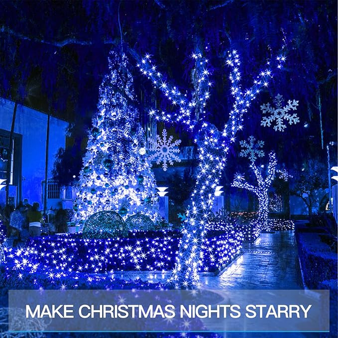 Christmas Yard String Lights, 66ft 200 LED Waterproof