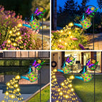 Solar Butterfly Lanterns 2-Pack, Yard Hanging LED Decor