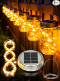 Firefly Solar Lantern Set 6-Pack, Elegant Outdoor Lighting