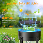 Solar Pathway Lights 6-Pack, Yard LED