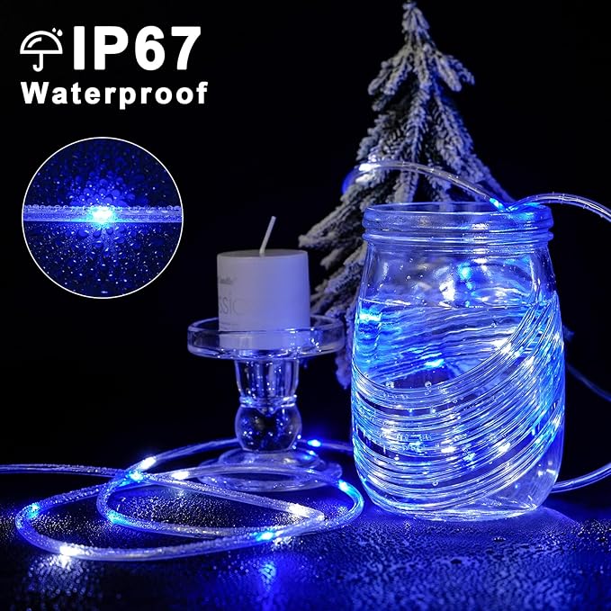 66ft LED Rope Lights, Remote Control Color-Changing
