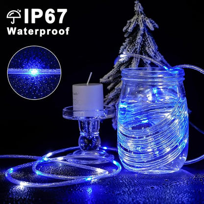 66ft LED Rope Lights, Remote Control Color-Changing