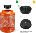 Charming Courtyard Solar Lanterns for Porch, Waterproof LED