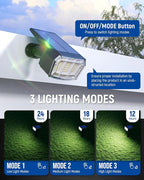Solar Landscape Spotlights 4-Pack, LED