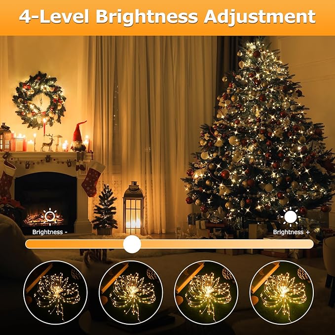 2-Pack 5ft LED Patio String Lights, Waterproof Outdoor