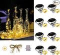 Solar Cork Lights 8-Pack, 20 LED Wine Bottle