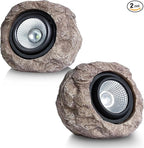 2-Pack Solar Pathway Lights, Waterproof LED Walkway Lights