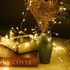 Christmas Yard String Lights, 7ft 120 LED Waterproof