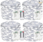Christmas String Lights, 33ft 100 LED Waterproof Twinkle Lights