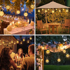 32-Pack Solar Pathway Lights, Waterproof LED Walkway Lights