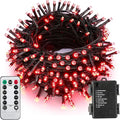 100 LED Christmas Fairy Lights, Timer Waterproof