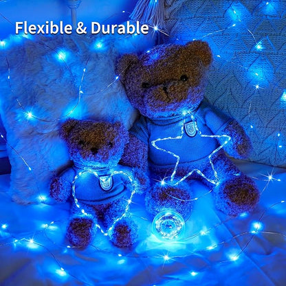 2-Pack Christmas String Lights, 66ft 200 LED Waterproof Twinkle Lights