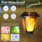 Solar Garden Path Lights 6-Pack, Waterproof