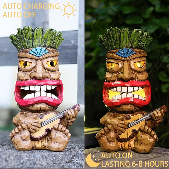 10.35" Garden Solar Lawn Figurine Light, Waterproof