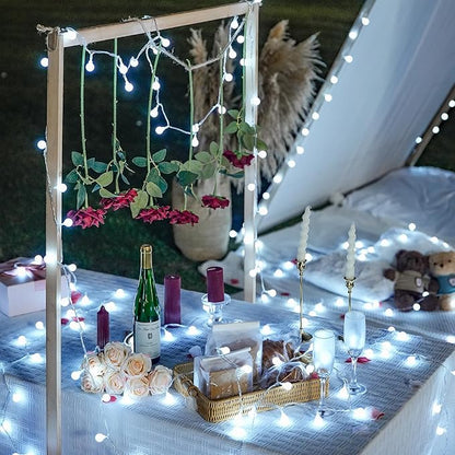 Christmas String Lights, 100ft 200 LED Waterproof Twinkle Lights