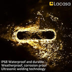 Solar Deck Lights 4-Pack, Waterproof LED
