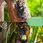 Solar Bear Garden Statue Light, Outdoor Decor
