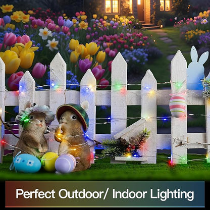 66ft Christmas LED String Lights, Waterproof Timer Lights