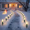 C9 Christmas Pathway Lights, 60ft 9 LED