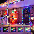 132ft Christmas LED String Lights, Waterproof Timer Lights