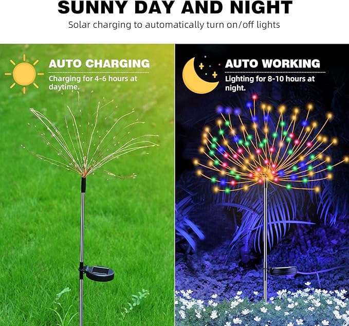 Copper Solar Pathway Lights, Yard LED